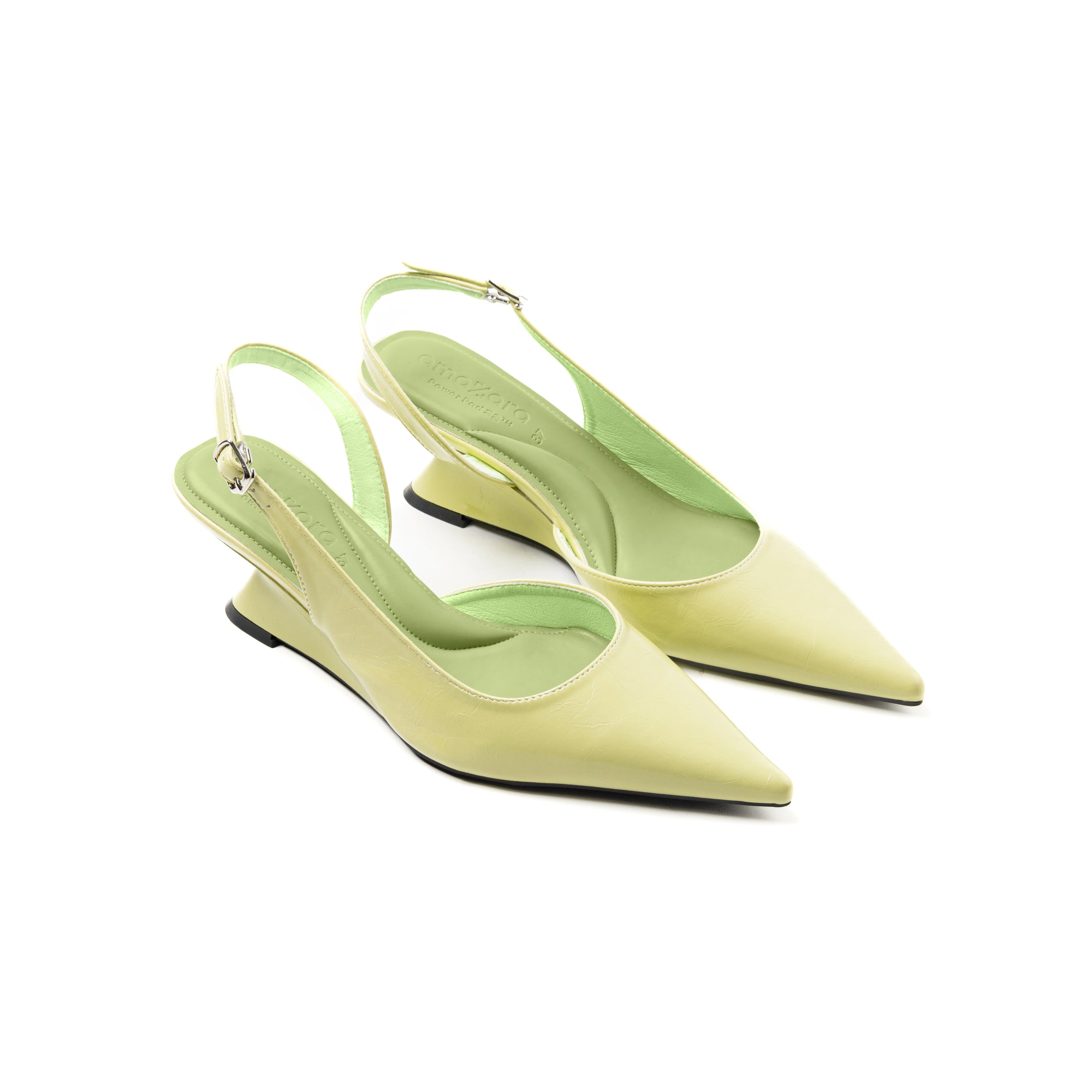 Welda Wedge Heels Lime Sherbet - PowerPad™