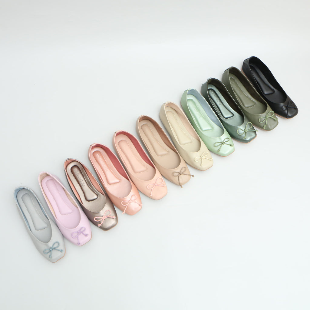 Ava Metallic Colours Flatshoes Sepatu Wanita