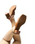 Twisties Heels Leather Brown - PowerPad™