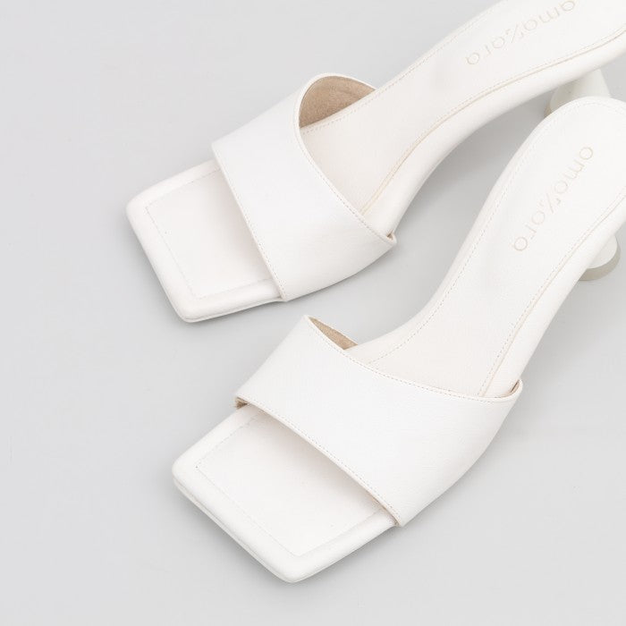 Ariana Comfortable Heels - White