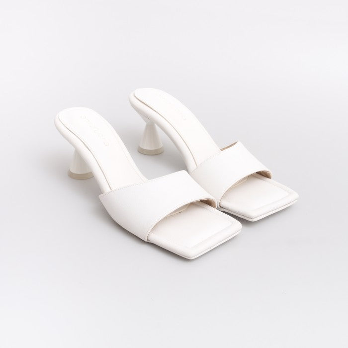 Ariana Comfortable Heels - White