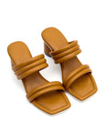 Serene Heels Sandals - Sudan Brown